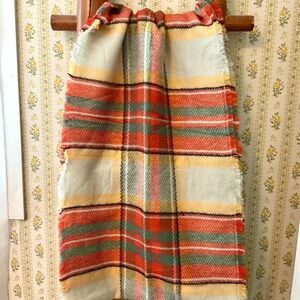 Plaid Multicolor Scarf